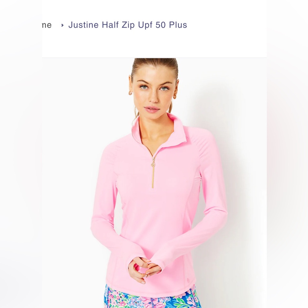 NWT Lilly Pulitzer Justine Luxletic pullover Size S